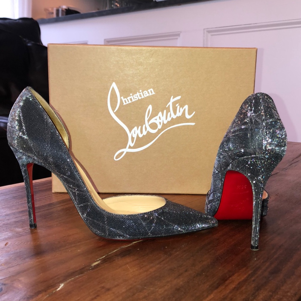 Black/Silver Iriza Christian Louboutin Pumps